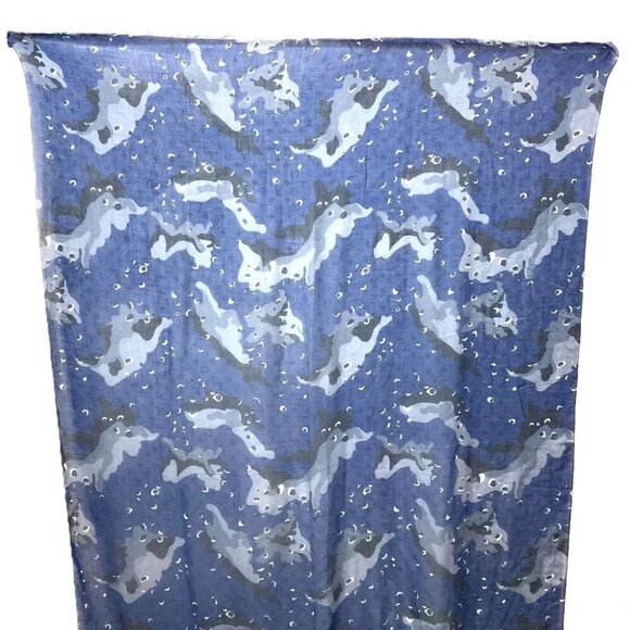 Share LOUIS VUITTON MP2546 Monogram camouflage Stole / Shawl Fringe scarf - Picture 1 of 8